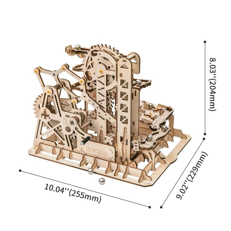 Marble Climber Fortress Marble Run MR-2 3D Wooden Puzzle - DIYative™