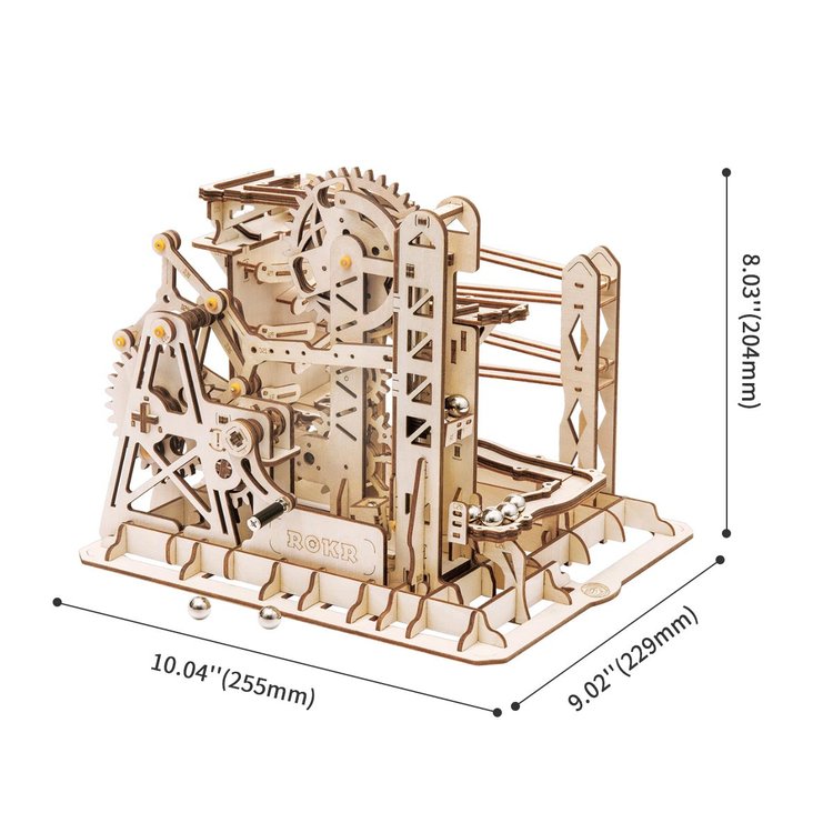 Marble Explorer Swingback Wall Marble Run MR-3 3D Wooden Puzzle - DIYative™
