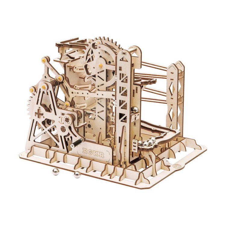 Marble Explorer Swingback Wall Marble Run MR-3 3D Wooden Puzzle - DIYative™