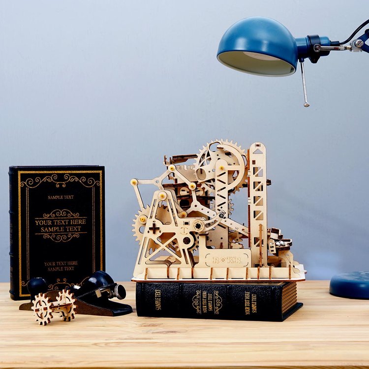 Marble Spaceport Marble Run DIY Wooden Puzzle - DIYative™