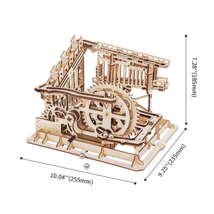 Marble Spaceport Marble Run DIY Wooden Puzzle - DIYative™