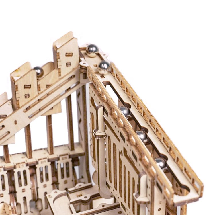 Marble Spaceport Marble Run DIY Wooden Puzzle - DIYative™