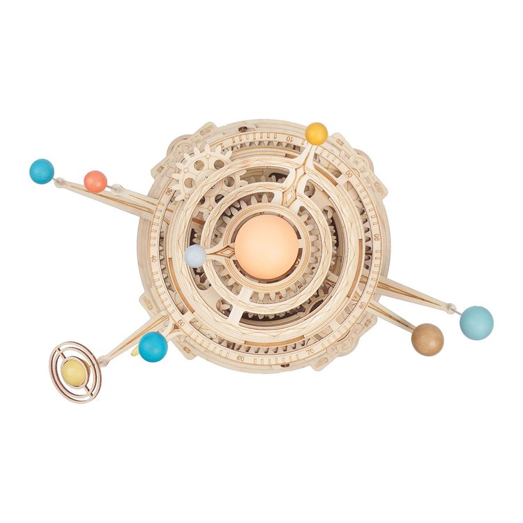 Orerry Mechanical Planetory Trajectory 3D Wooden Puzzle - DIYative™