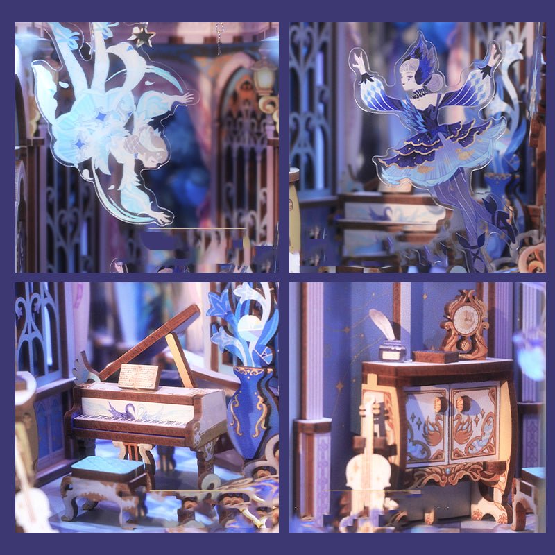 Princess Swan's Dream DIY Book Nook Kit - DIYative™