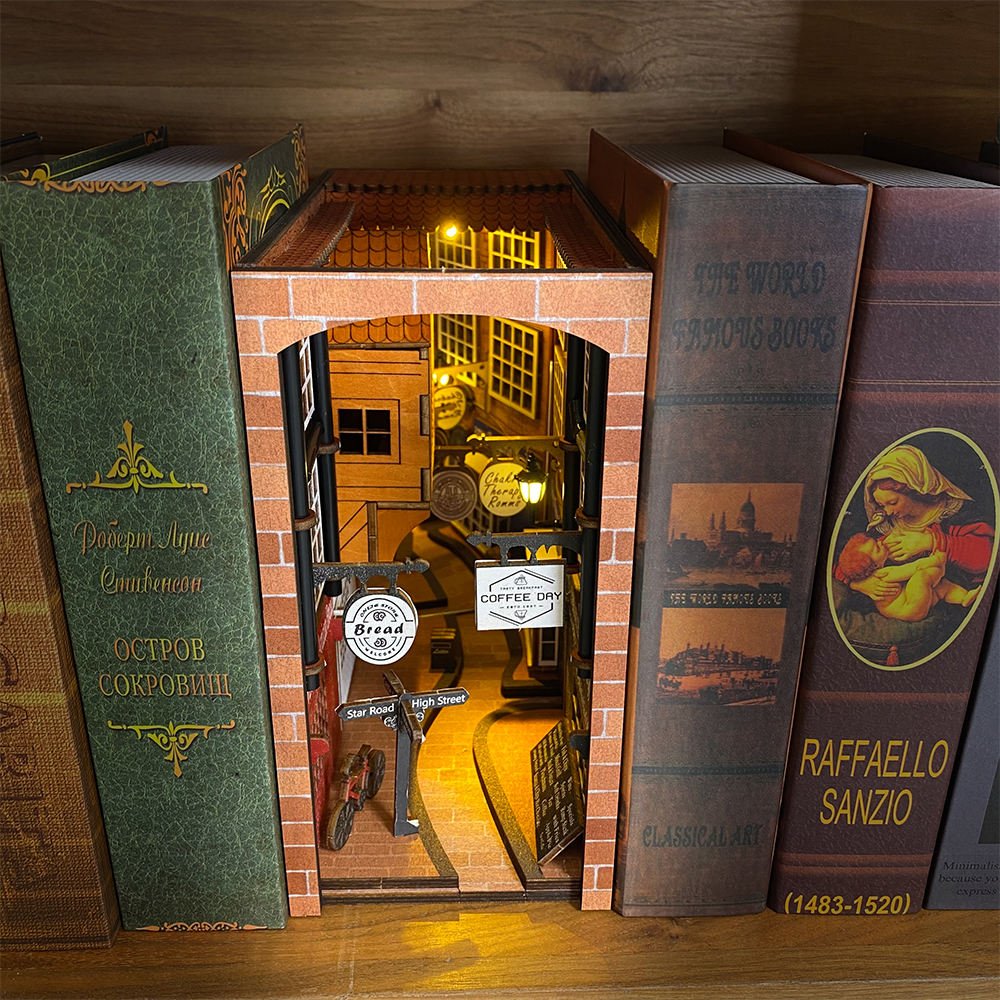 Romantic Alley DIY Book Nook - DIYative™