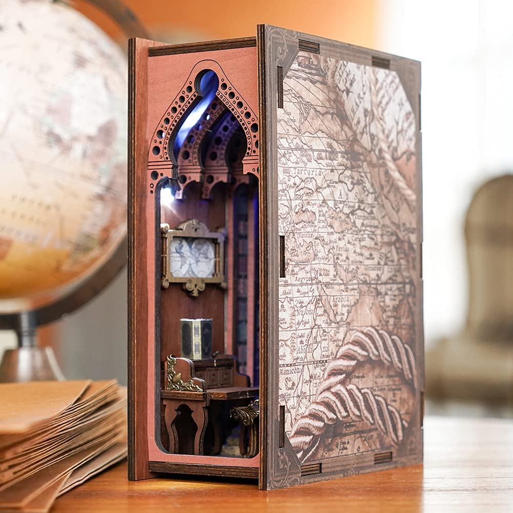 Sailing Adventure Book Nook 3D Wooden Puzzle - DIYative™