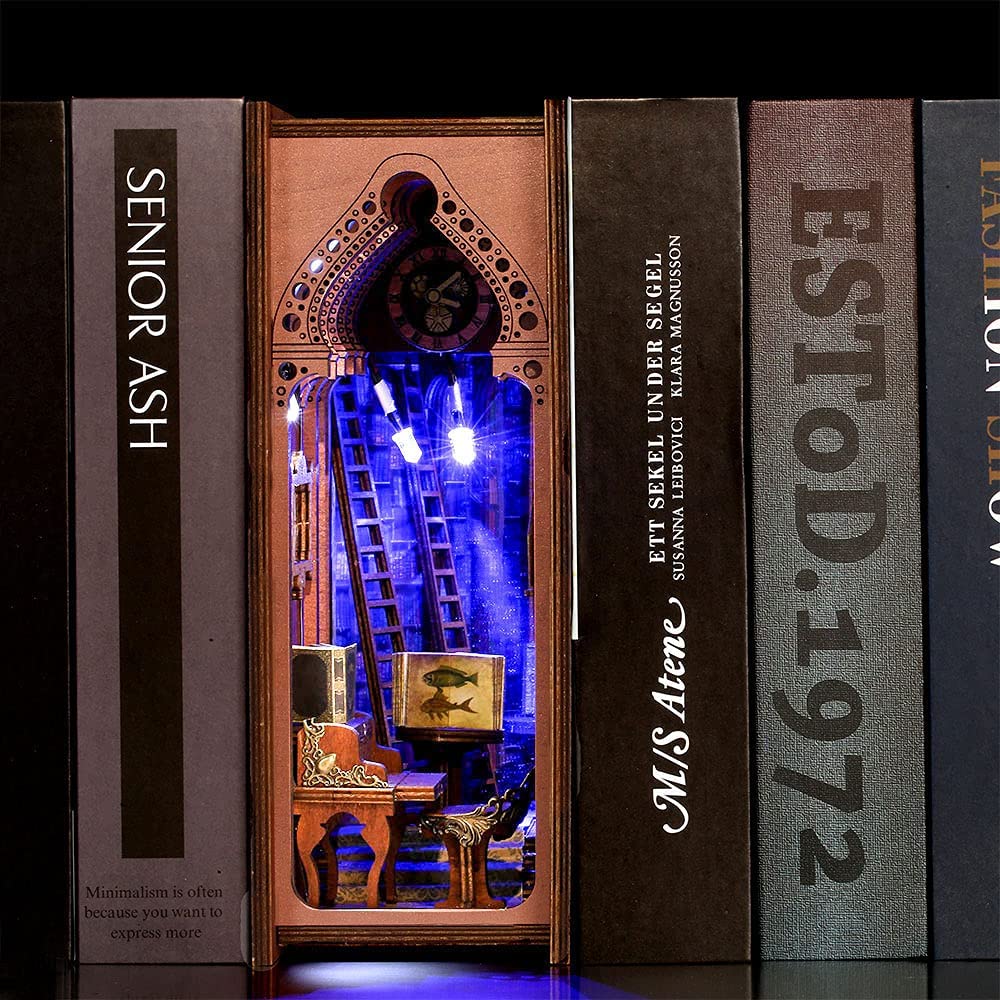 Sailing Adventure Book Nook 3D Wooden Puzzle - DIYative™