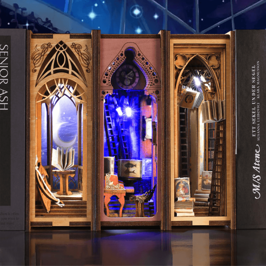 Sailing Adventure Book Nook 3D Wooden Puzzle - DIYative™