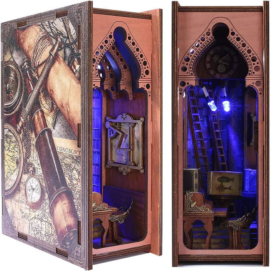 Sailing Adventure Book Nook 3D Wooden Puzzle - DIYative™