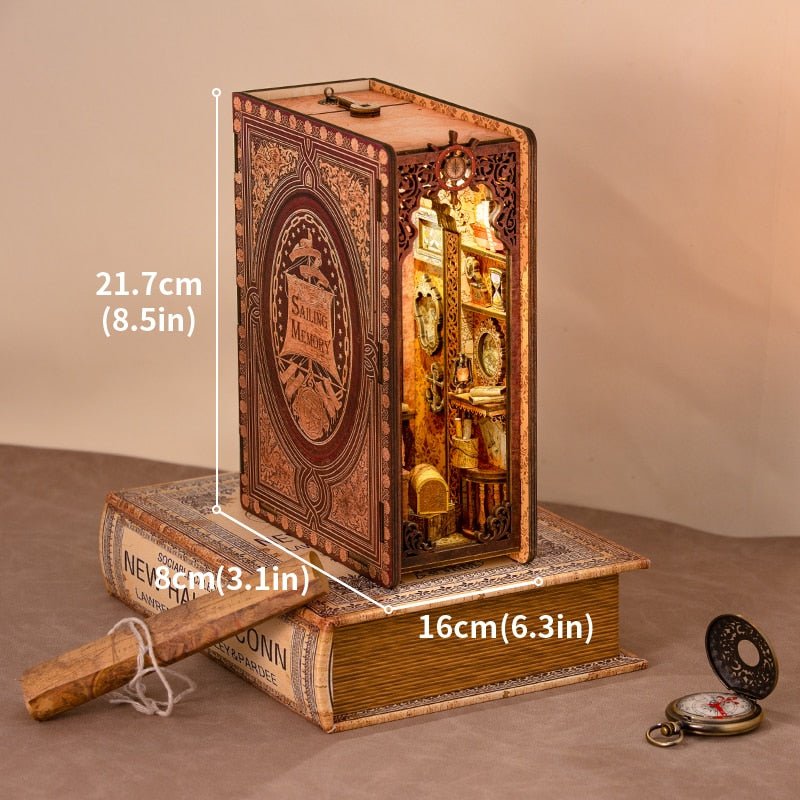 Sailing Memory DIY Book Nook 3D Wooden Puzzle - DIYative™