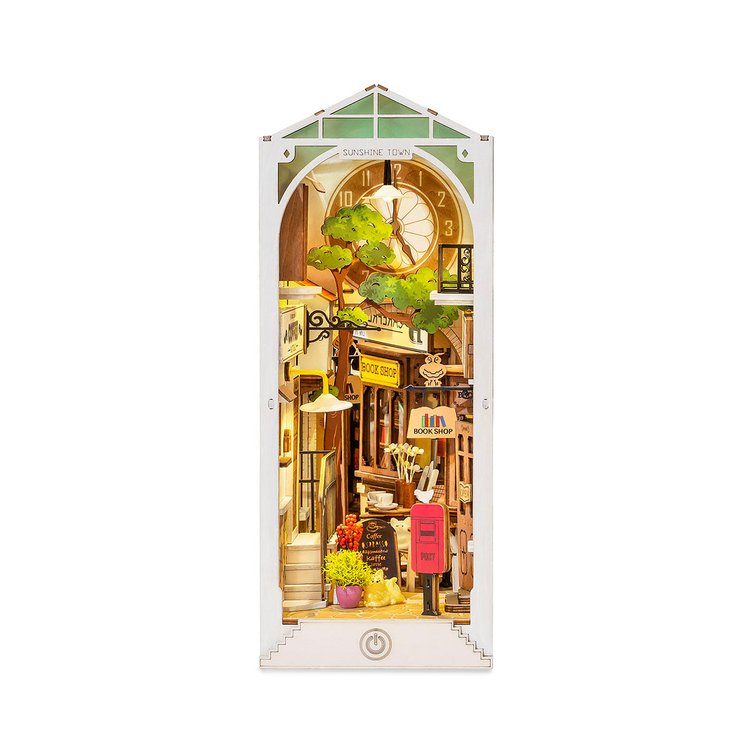 Sakura Densya 3D Wooden DIY Book Nook - DIYative™
