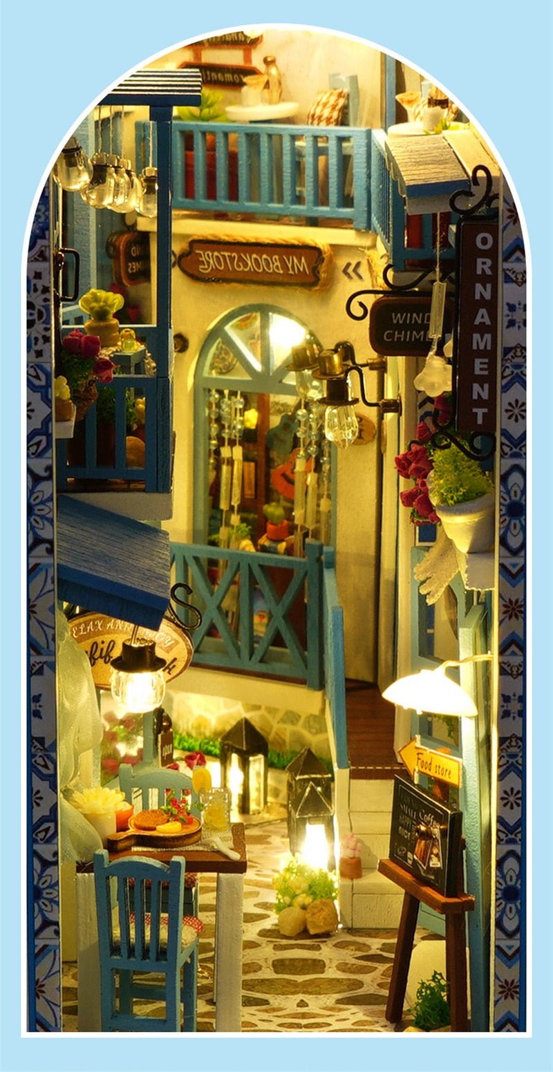 Sea Breeze Town DIY Book Nook Kit - DIYative™