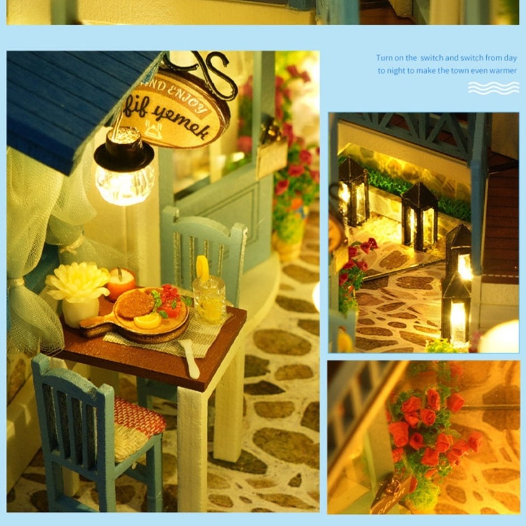 Sea Breeze Town DIY Book Nook Kit - DIYative™