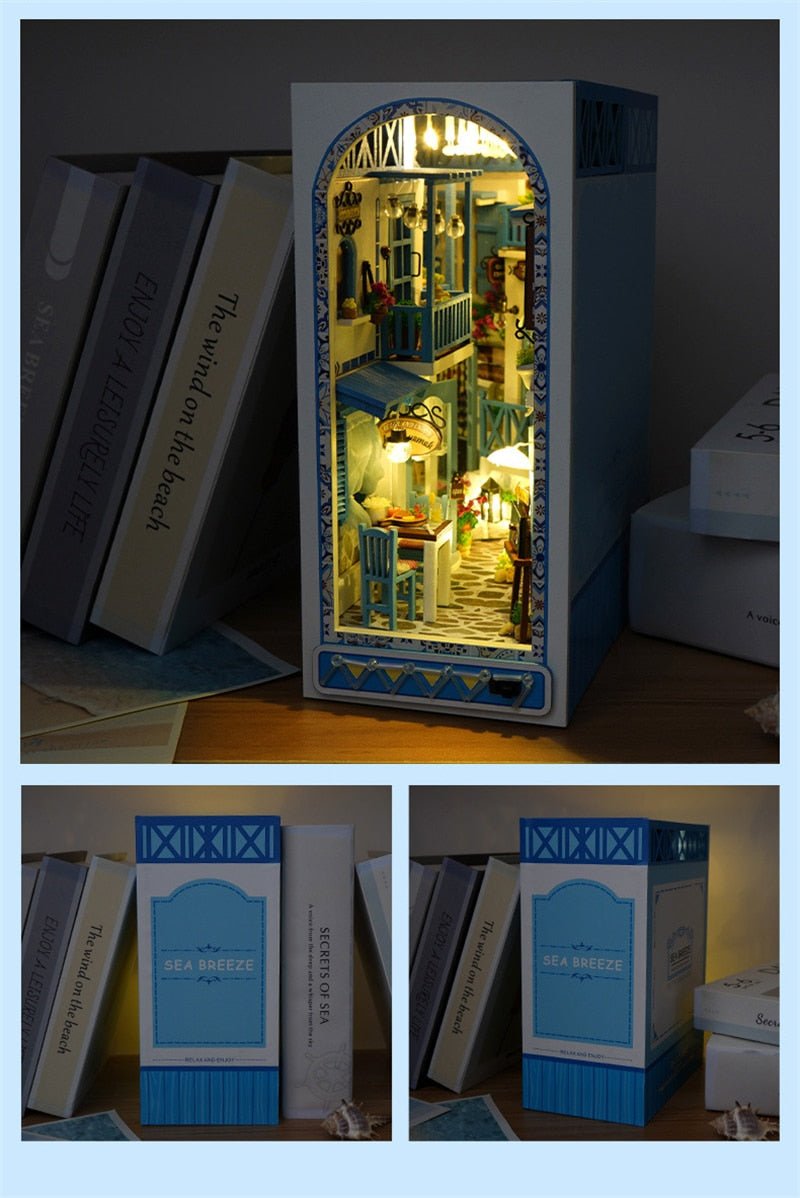 Sea Breeze Town DIY Book Nook Kit - DIYative™