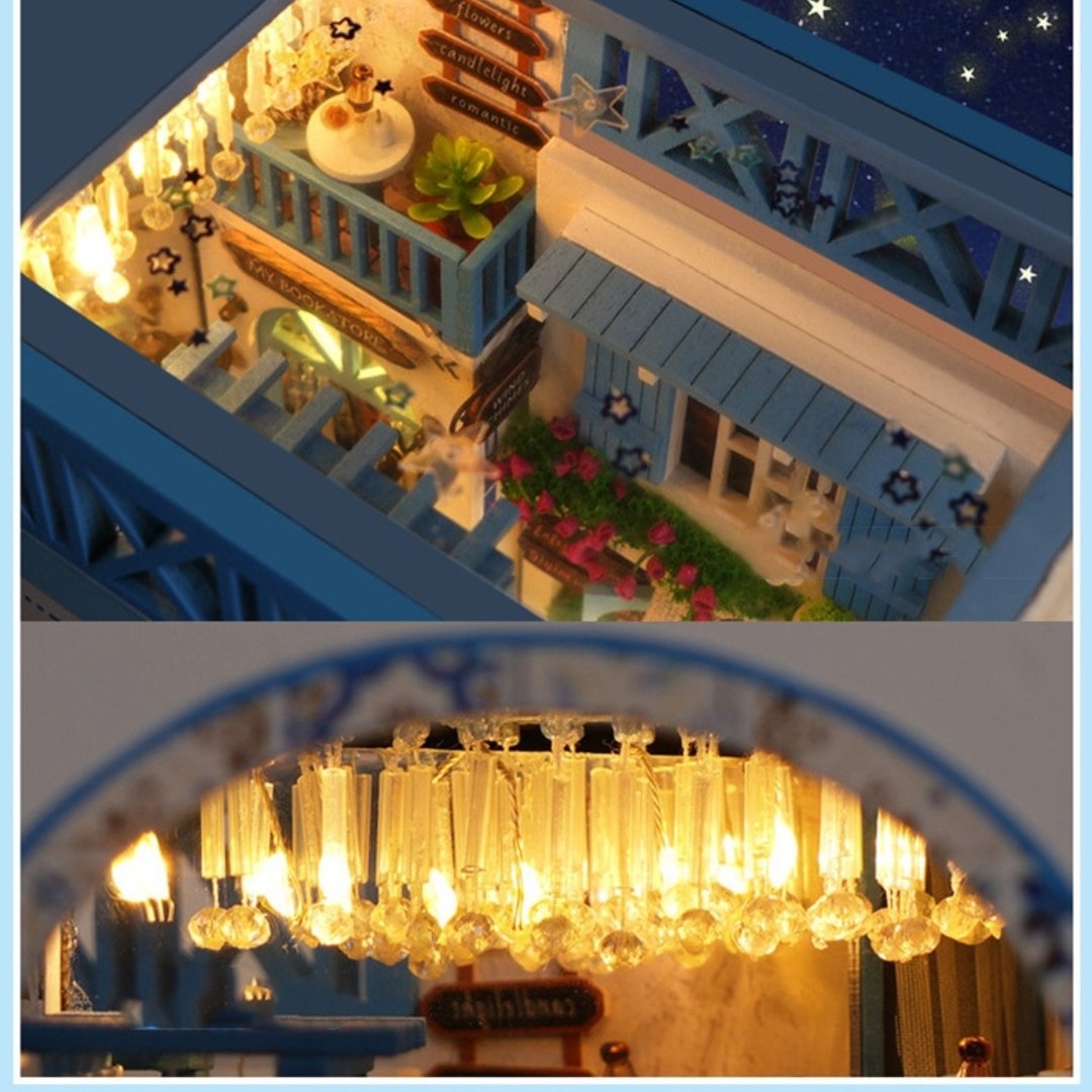 Sea Breeze Town DIY Book Nook Kit - DIYative™