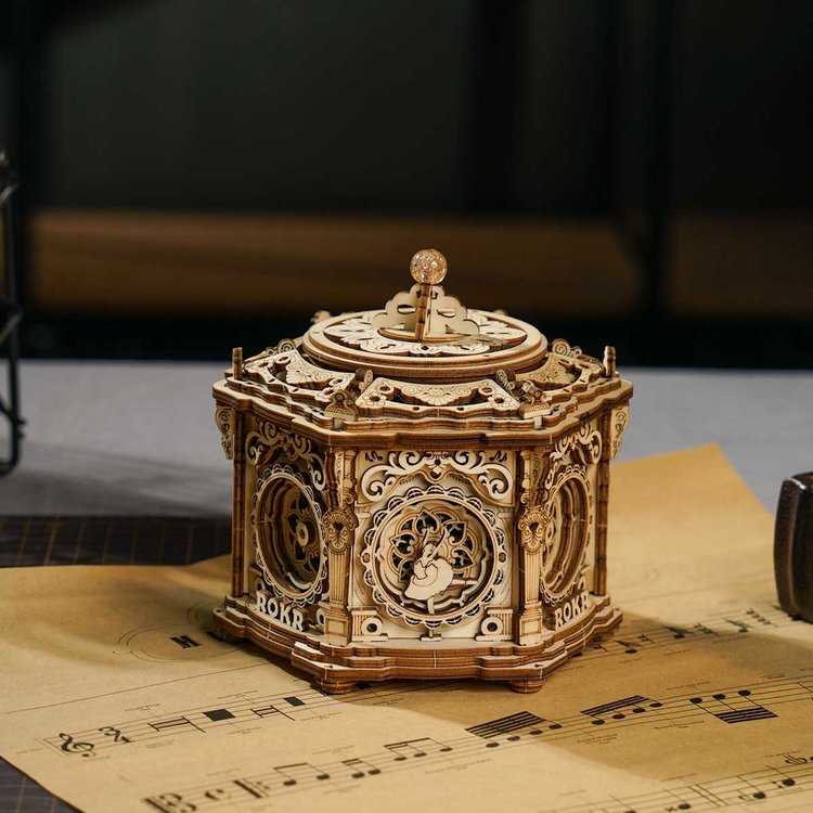 Secret Garden DIY Mechanical Music Box 3D Wooden Puzzle - DIYative™