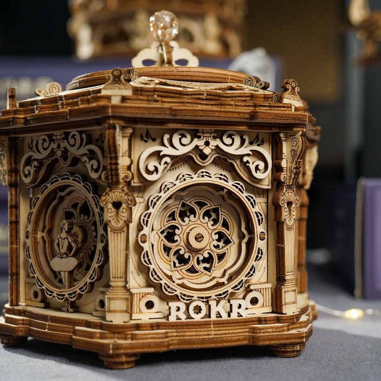 Secret Garden DIY Mechanical Music Box 3D Wooden Puzzle - DIYative™