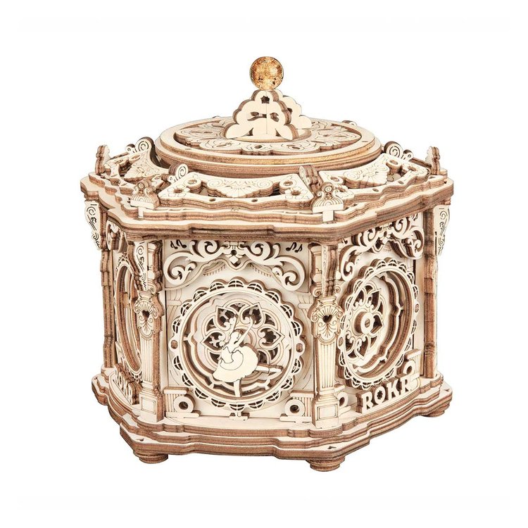 Secret Garden DIY Mechanical Music Box 3D Wooden Puzzle - DIYative™