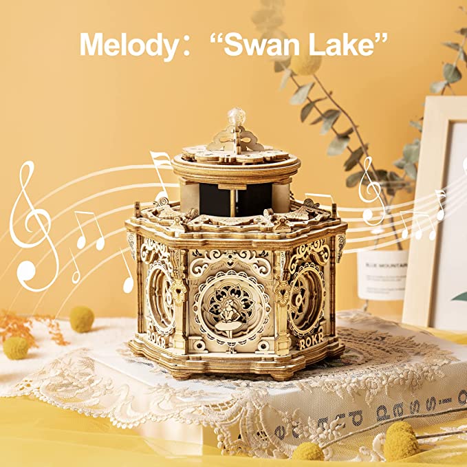 Secret Garden DIY Mechanical Music Box 3D Wooden Puzzle - DIYative™