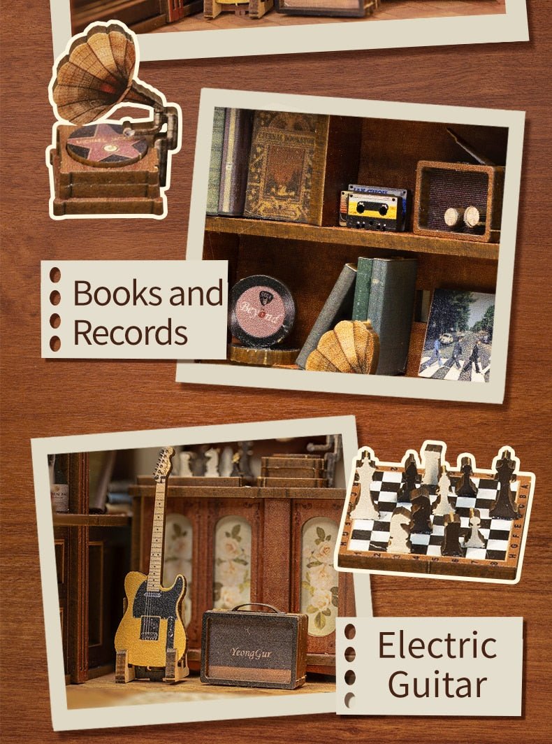 Secret Rhythm Music Space DIY Book Nook - DIYative™