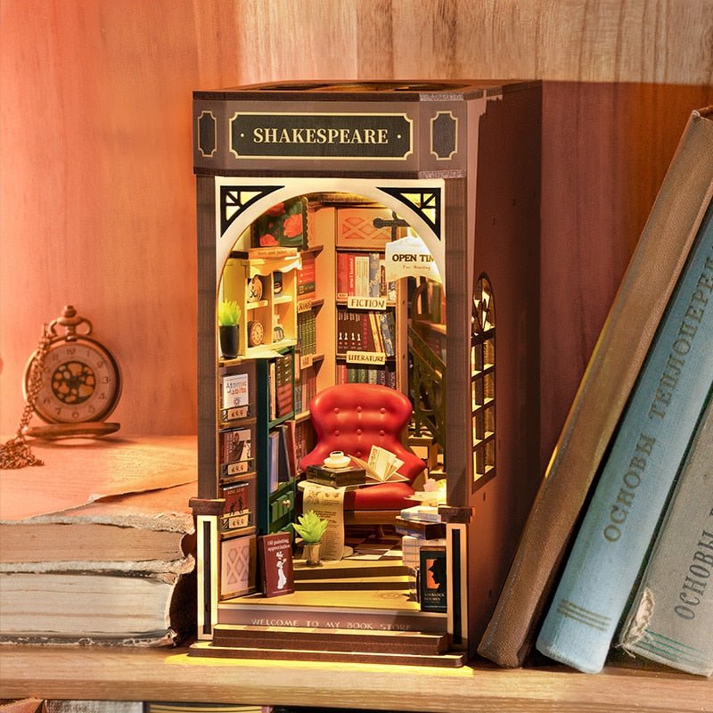Shakespeare Bookstore DIY Book Nook Kit - DIYative™