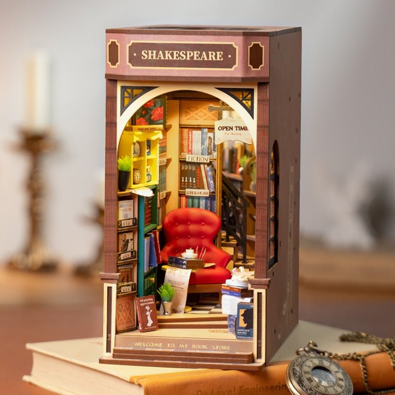 Shakespeare Bookstore DIY Book Nook Kit - DIYative™