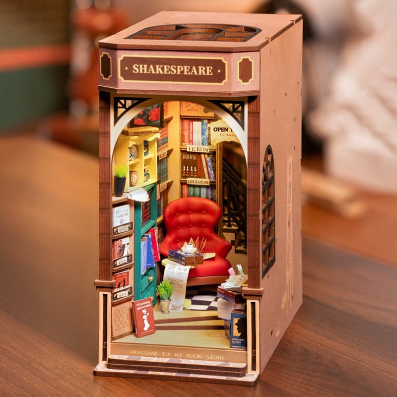 Shakespeare Bookstore DIY Book Nook Kit - DIYative™