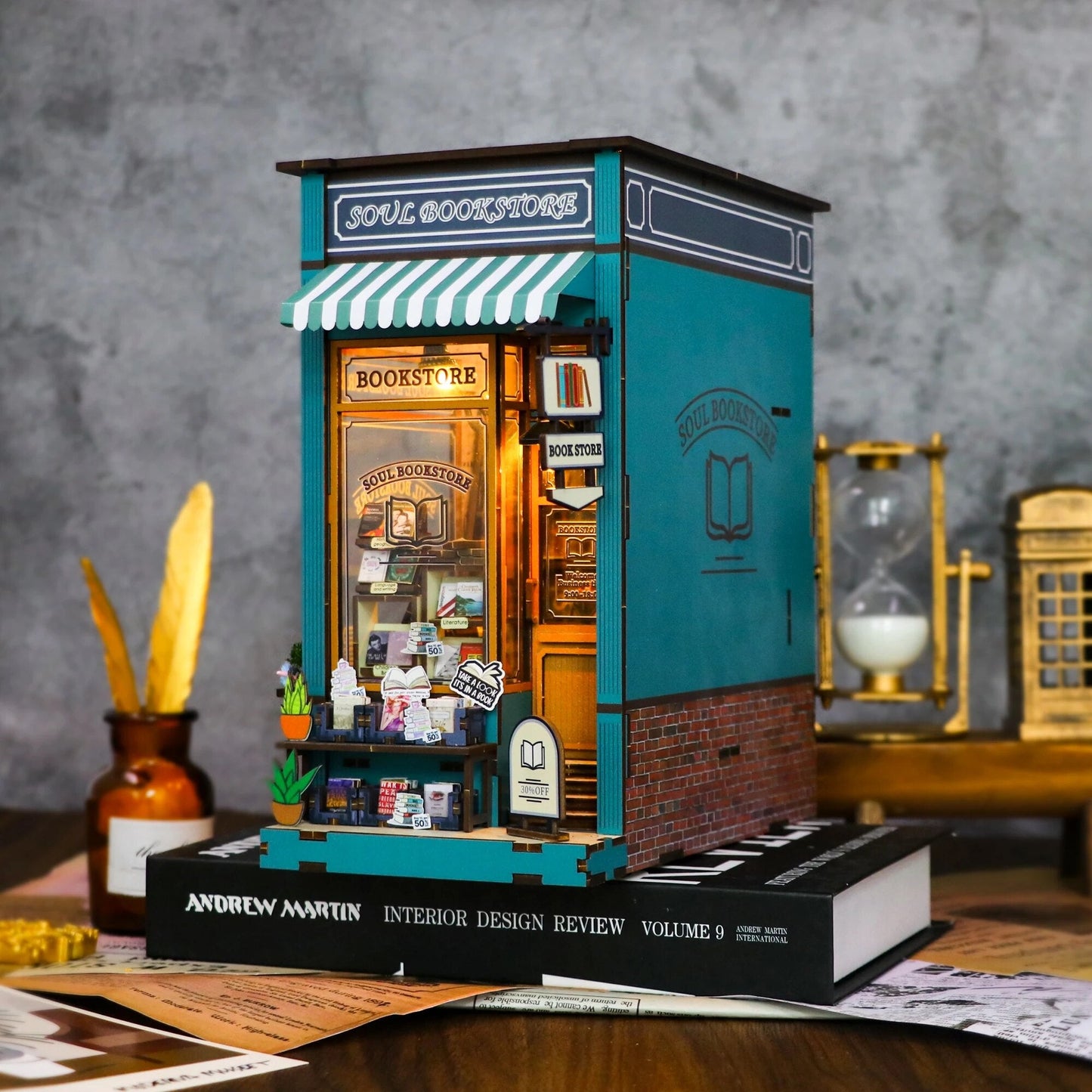 Soul Bookstore DIY Book Nook Kit - DIYative™