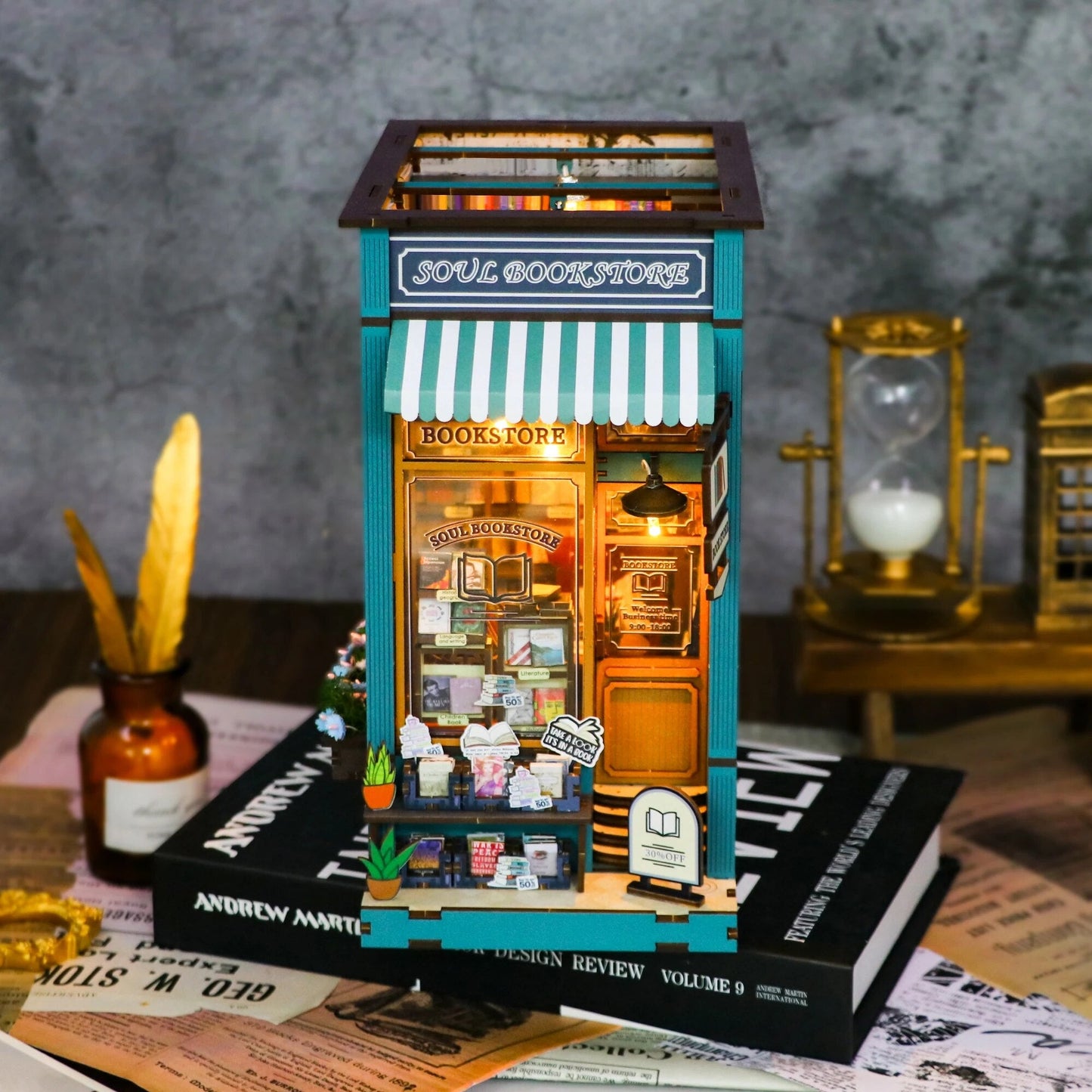 Soul Bookstore DIY Book Nook Kit - DIYative™
