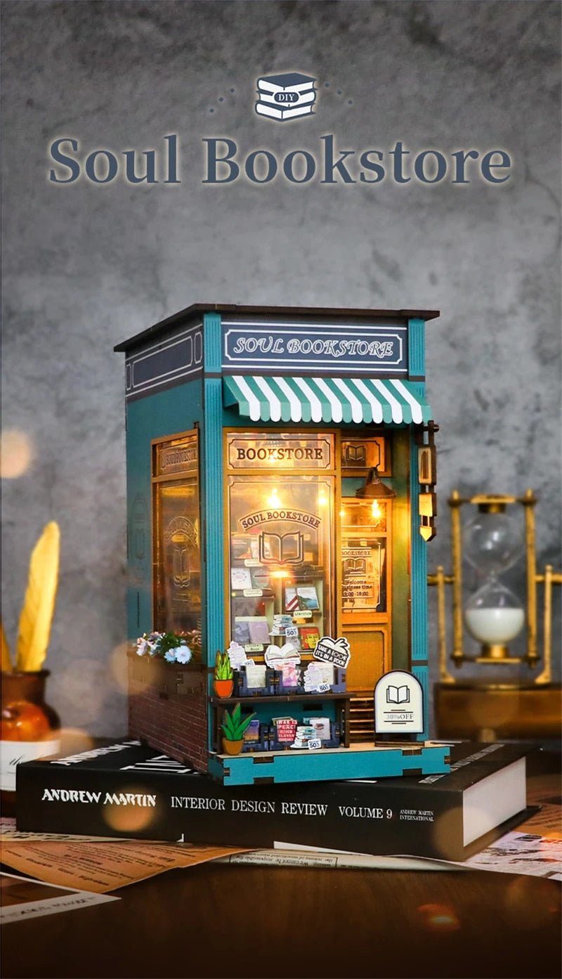Soul Bookstore DIY Book Nook Kit - DIYative™