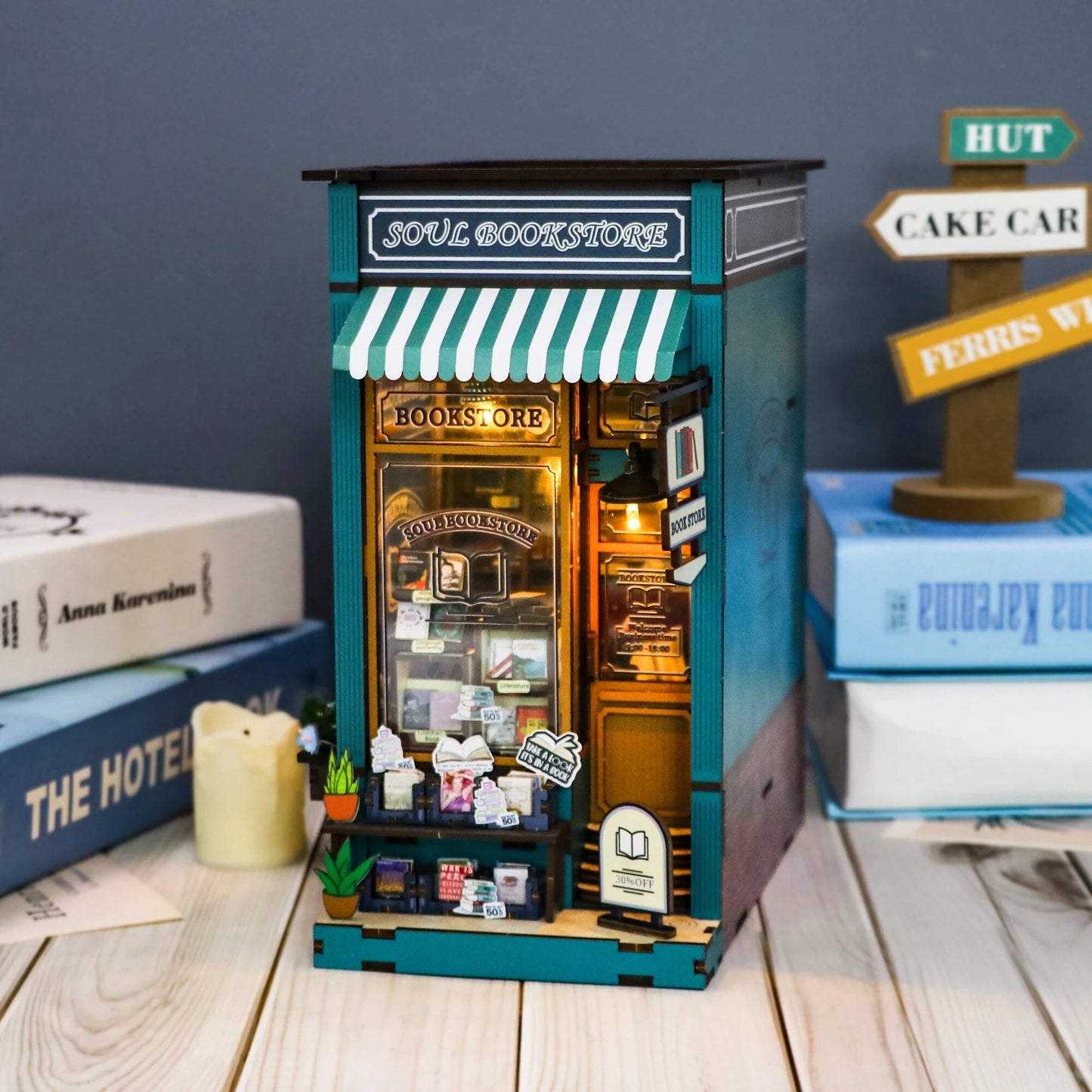 Soul Bookstore DIY Book Nook Kit - DIYative™