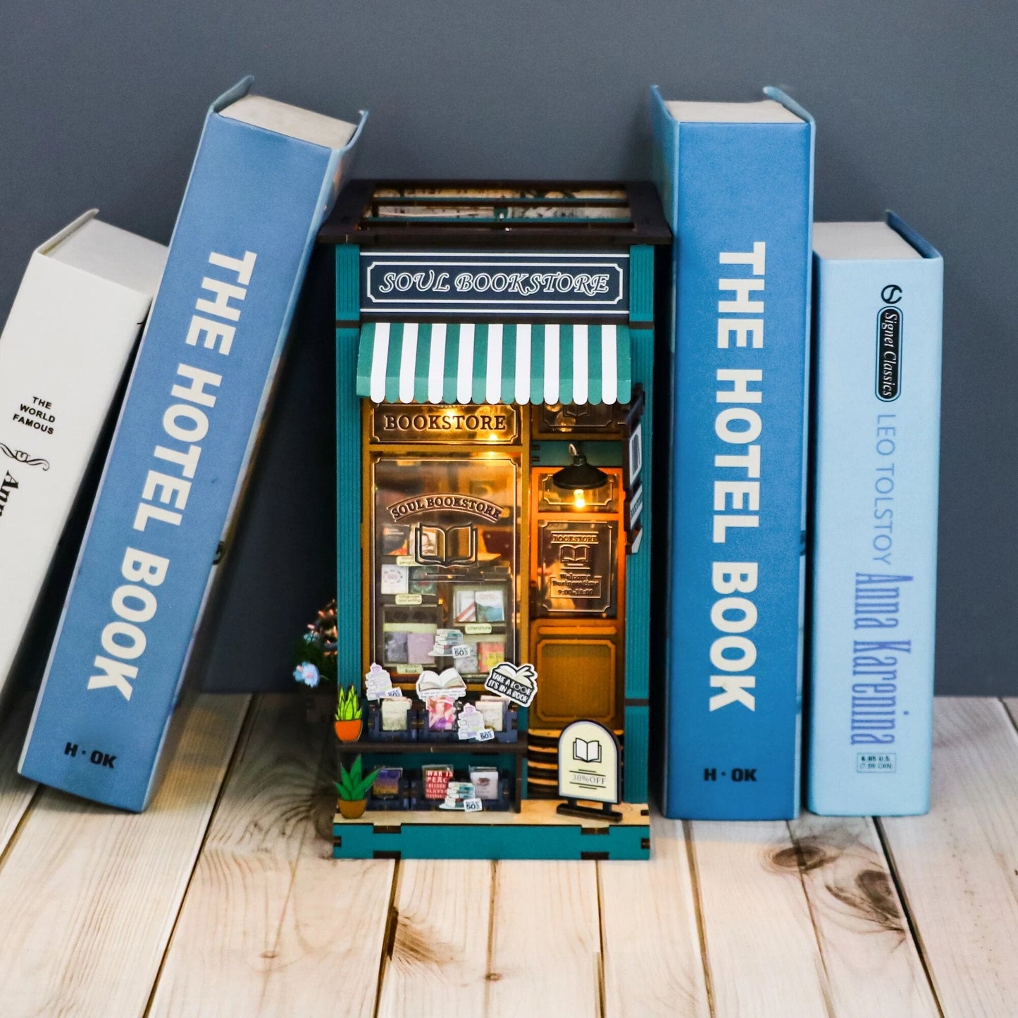 Soul Bookstore DIY Book Nook Kit - DIYative™