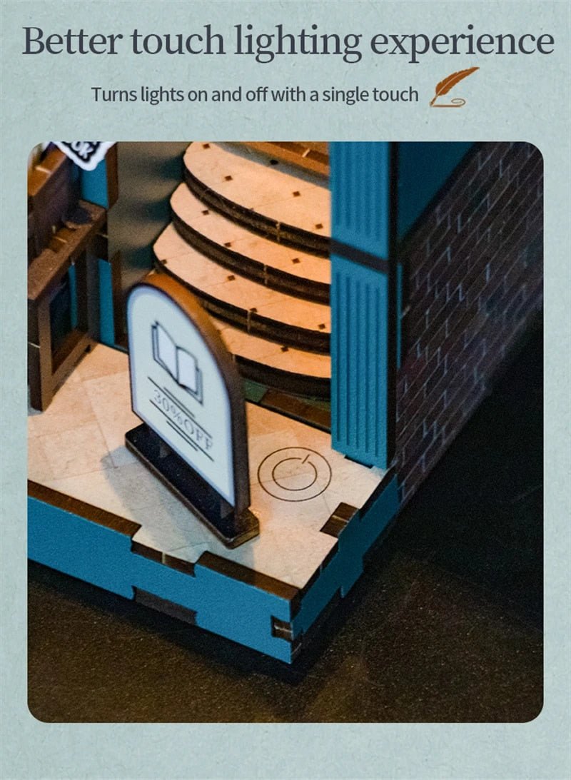 Soul Bookstore DIY Book Nook Kit - DIYative™