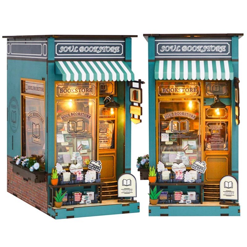 Soul Bookstore DIY Book Nook Kit - DIYative™