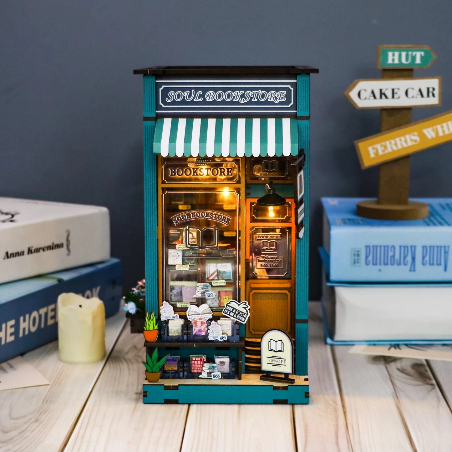 Soul Bookstore DIY Book Nook Kit - DIYative™