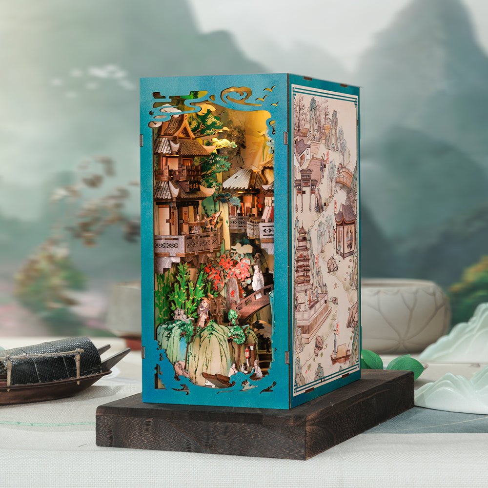 Su Dong Po's Poetic Journey DIY Book Nook - DIYative™