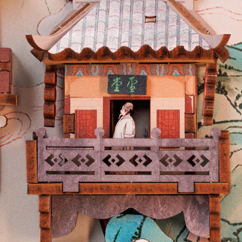 Su Dong Po's Poetic Journey DIY Book Nook - DIYative™