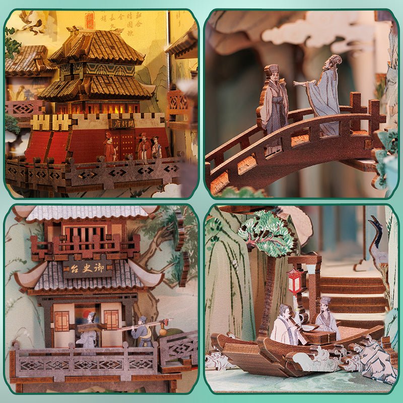 Su Dong Po's Poetic Journey DIY Book Nook - DIYative™