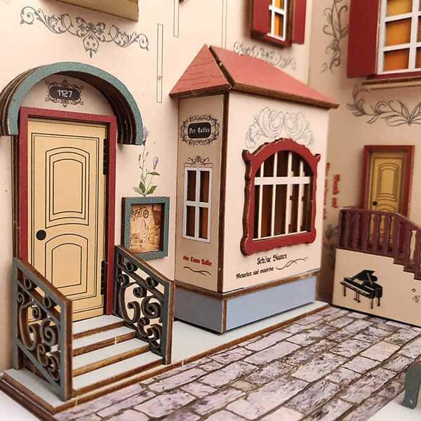 The Ancient City Of Flowers Book Nook 3D Wooden Puzzle - DIYative™