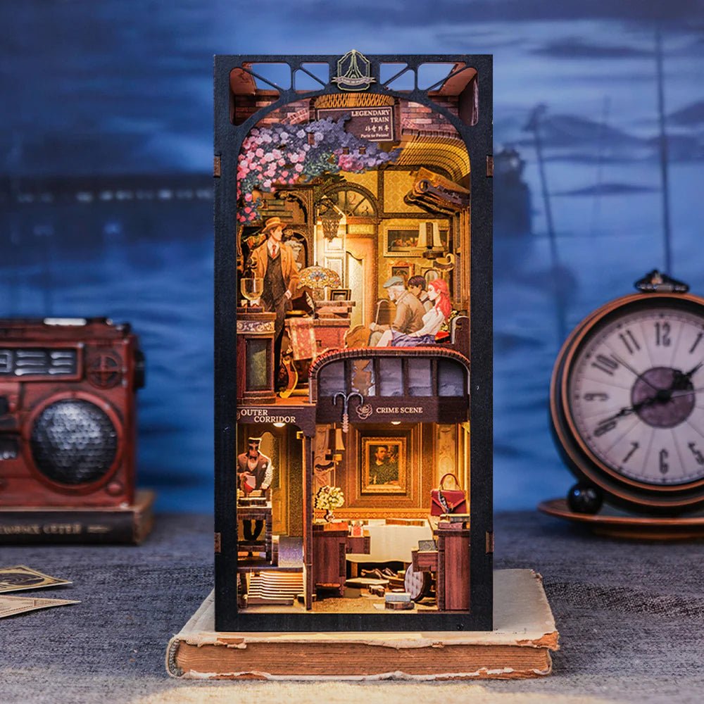 Train Mystery Case DIY Book Nook Kit - DIYative™