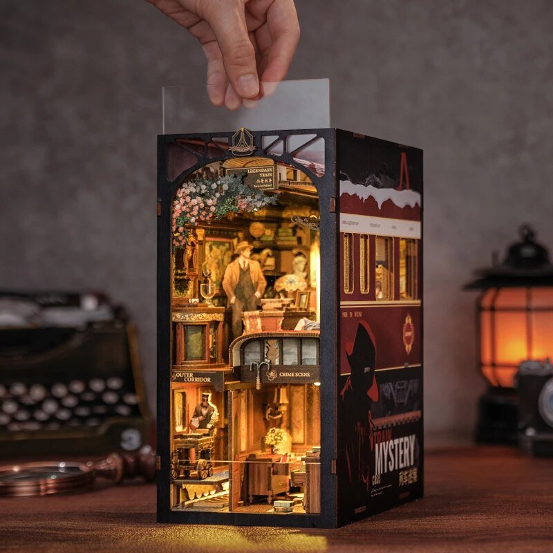 Train Mystery Case DIY Book Nook Kit - DIYative™