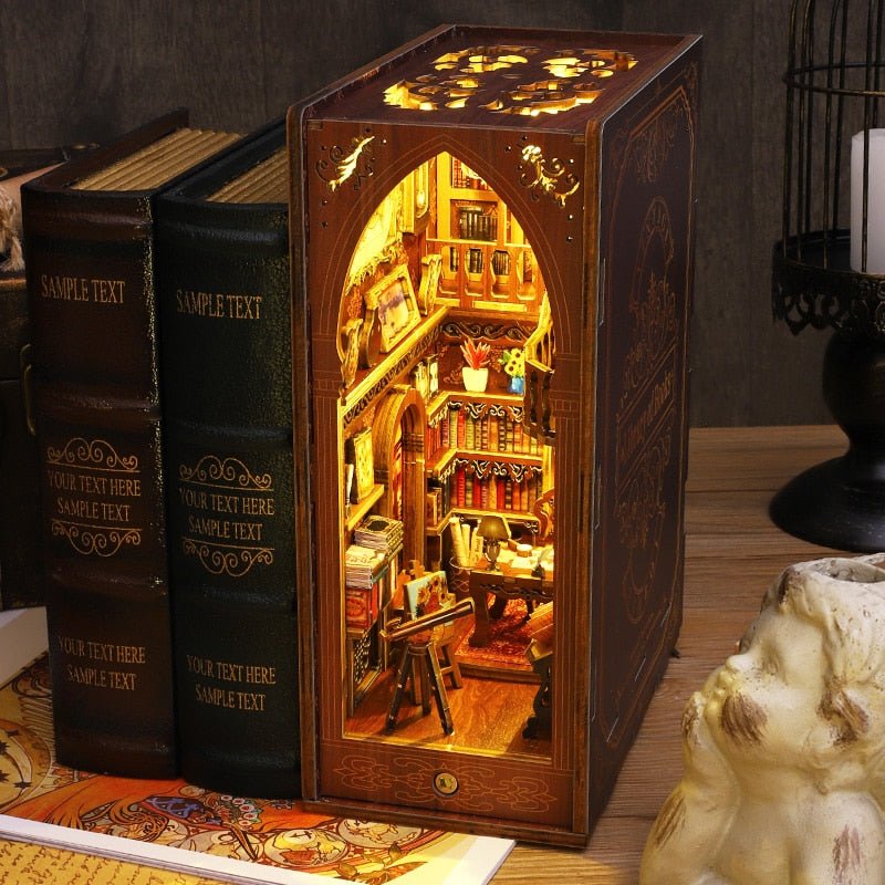 Vintage Eternal Library DIY Book Nook Kit - DIYative™