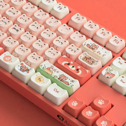 Red Raccoon DIY Keycaps