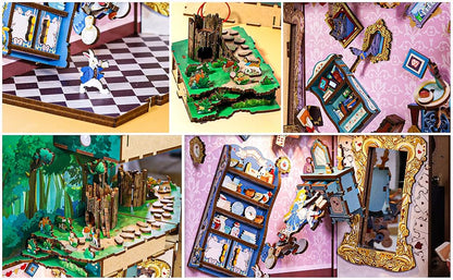 Book Nooks DIY 3D Wooden Puzzle (Best Seller)