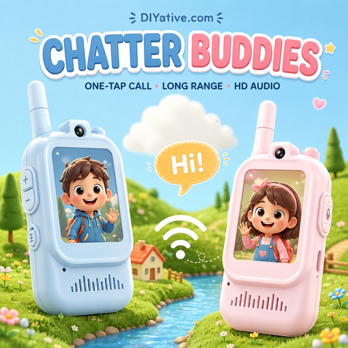 Chatter Buddies: Video Walkie-Talkies for Little Explorers