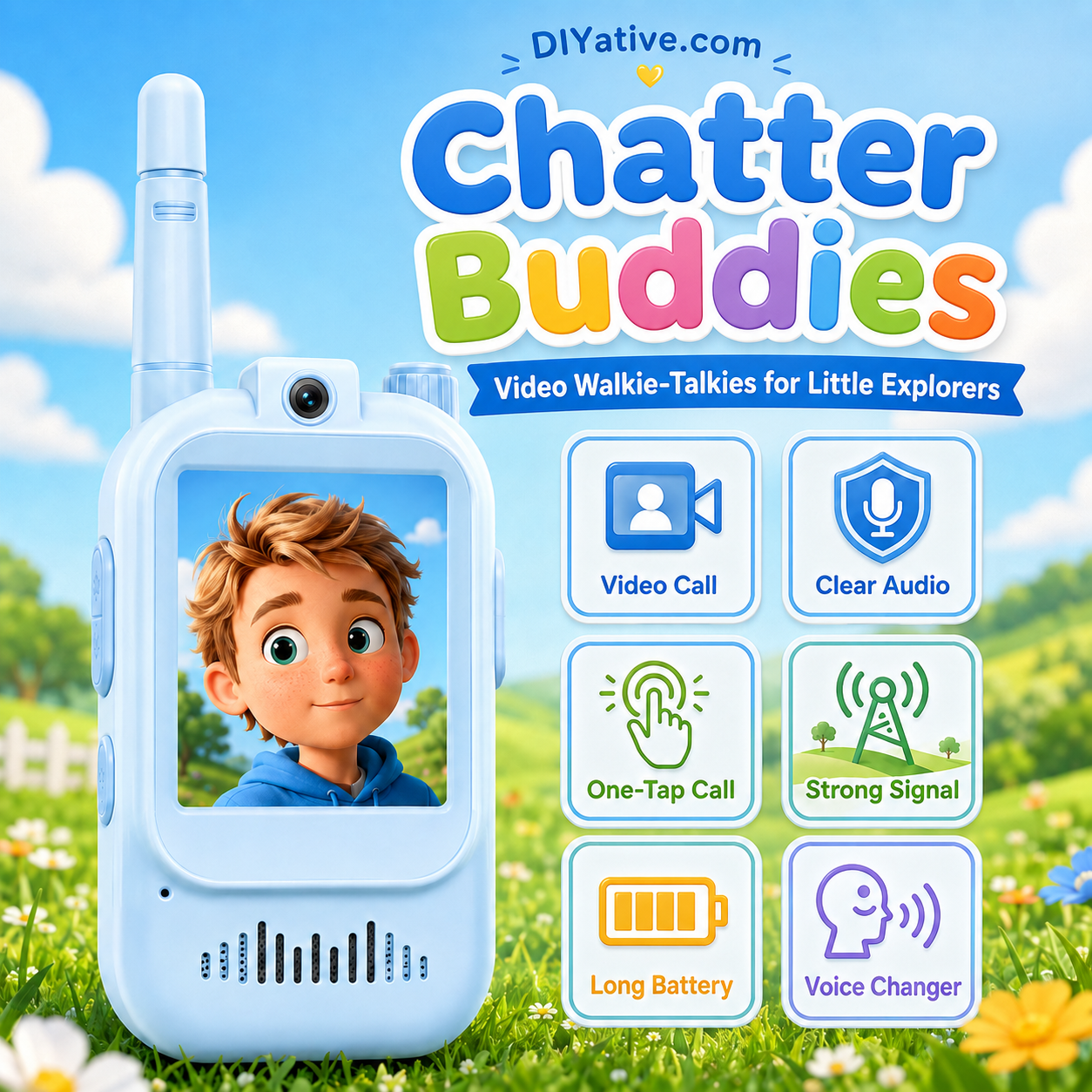 Chatter Buddies: Video Walkie-Talkies for Little Explorers