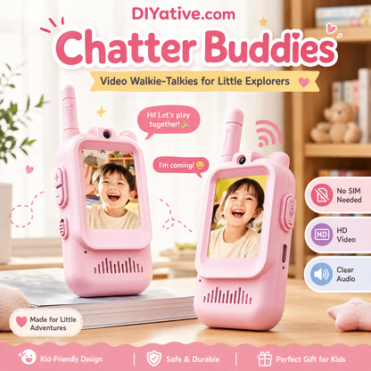 Chatter Buddies: Video Walkie-Talkies for Little Explorers