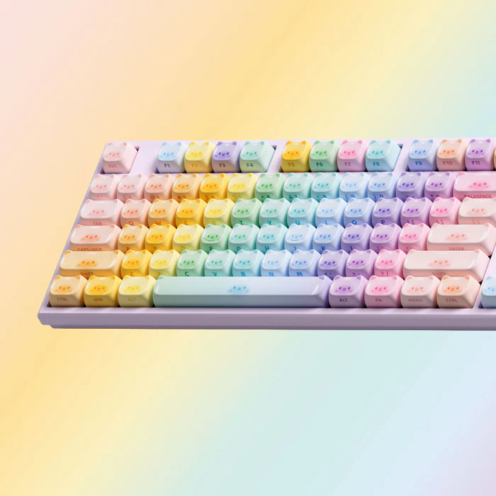 Colorful Cats Mechanical Keyboard