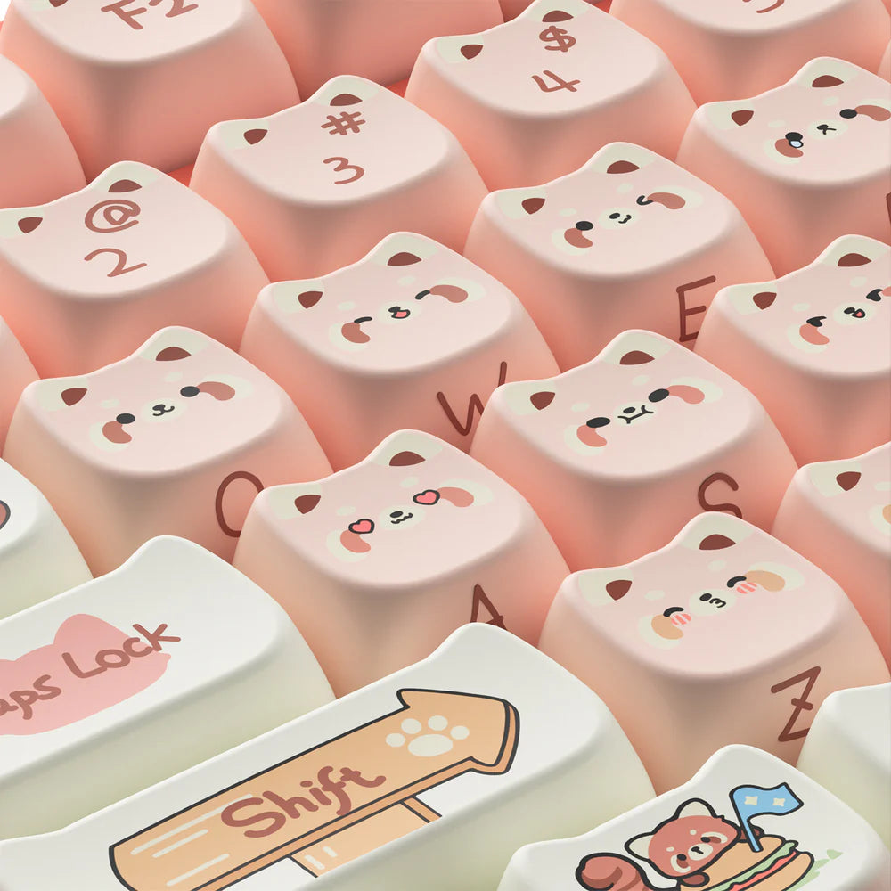 Lucky Doll Daruma DIY Keycaps