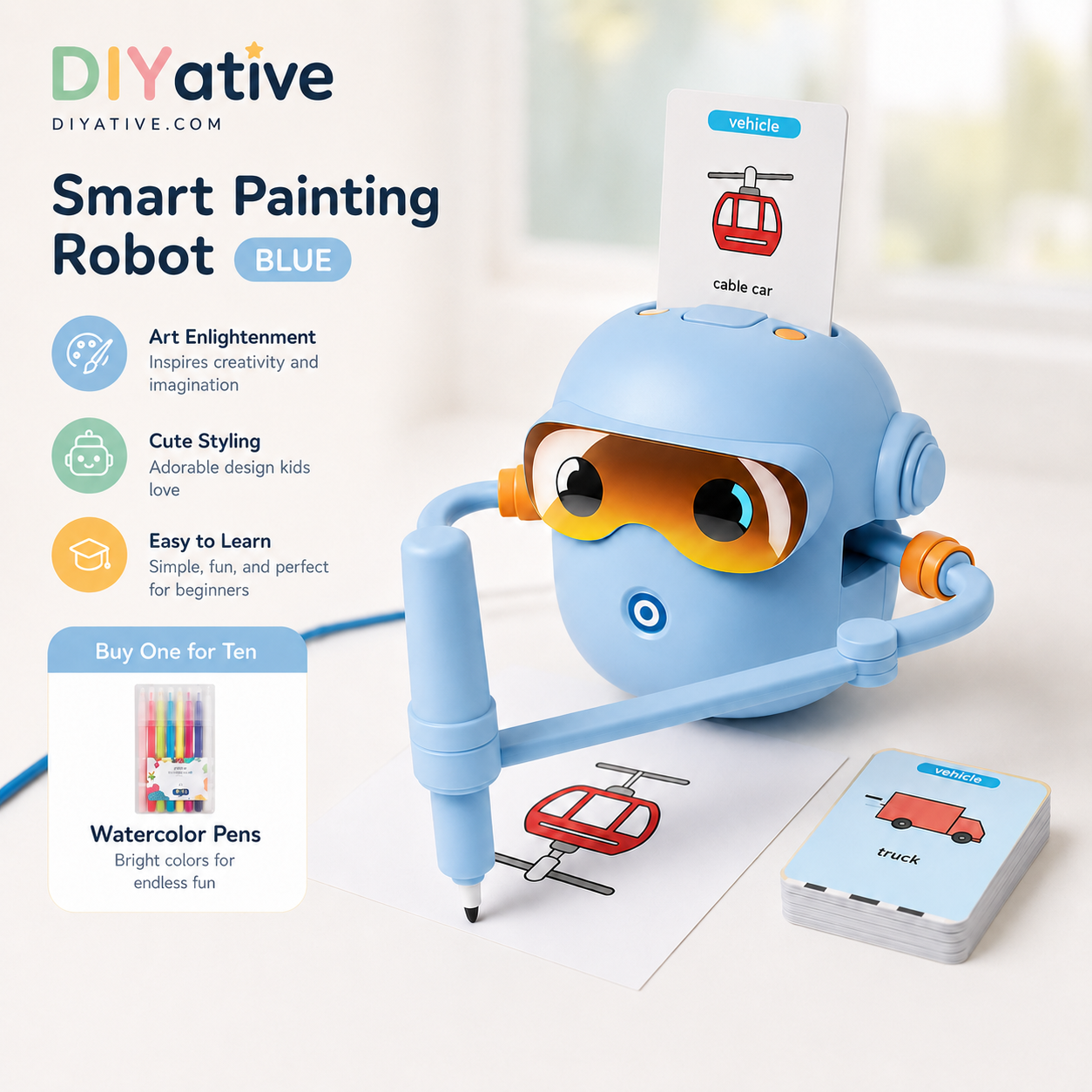 Scribble Buddy: The Voice-Guided Drawing Robot for Little Artists